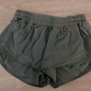Fun olive green lulu lemon shorts!